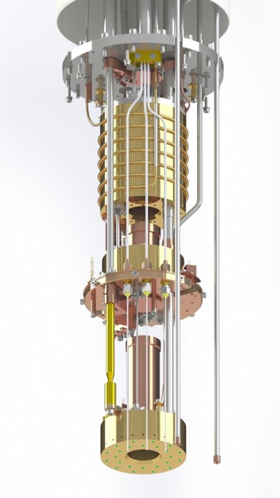 Model HE-3-TLSUHV-STM Helium-3 Cryostat