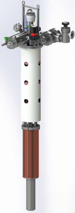 Model HE-3-TLSUHV-STM Helium-3 Cryostat