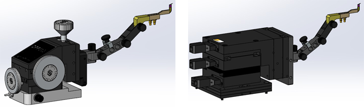 Manual and Motorized Positioners for VCSEL and Micro-LED Testing