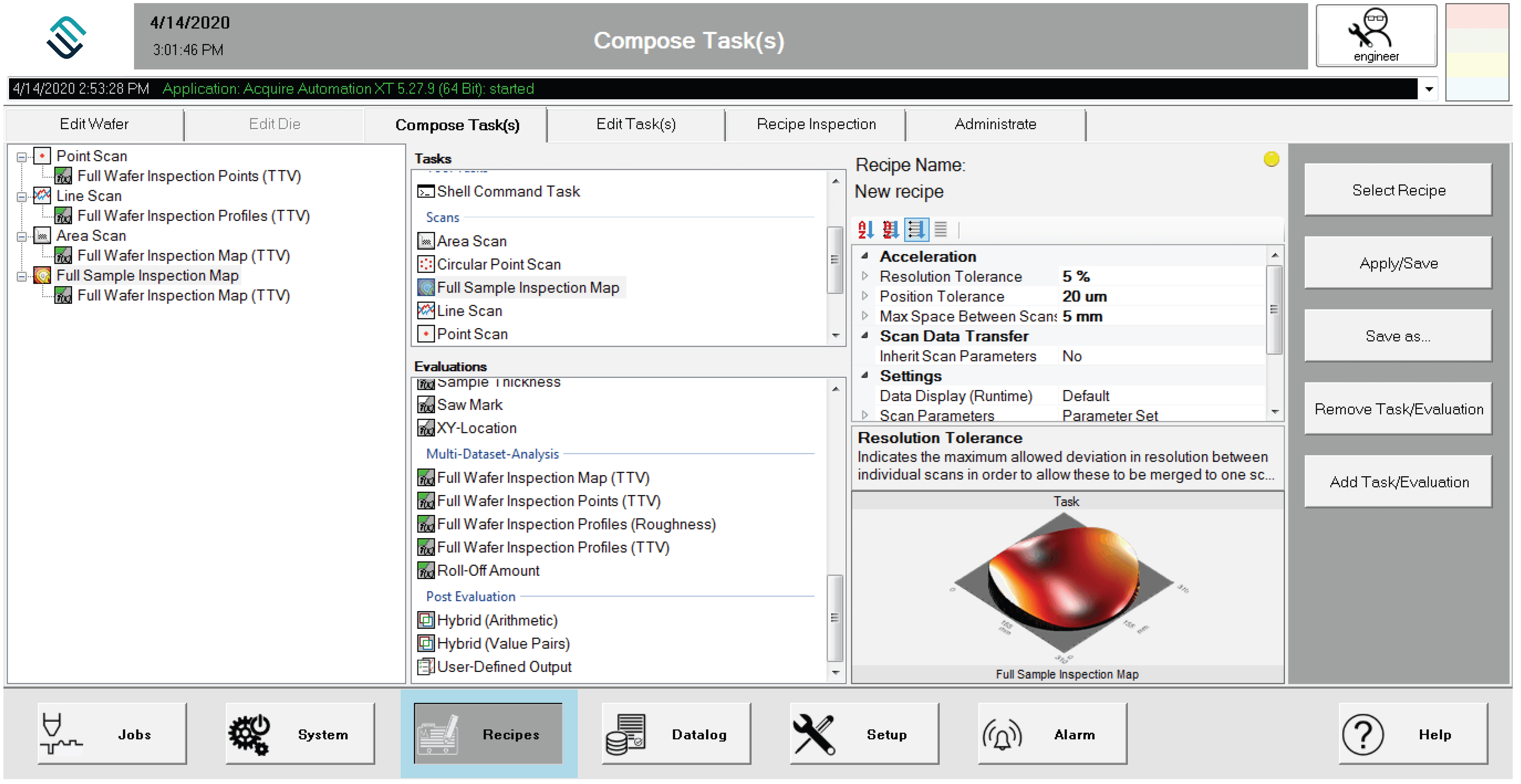 FRT Metrology - Acquire Automation XT Software