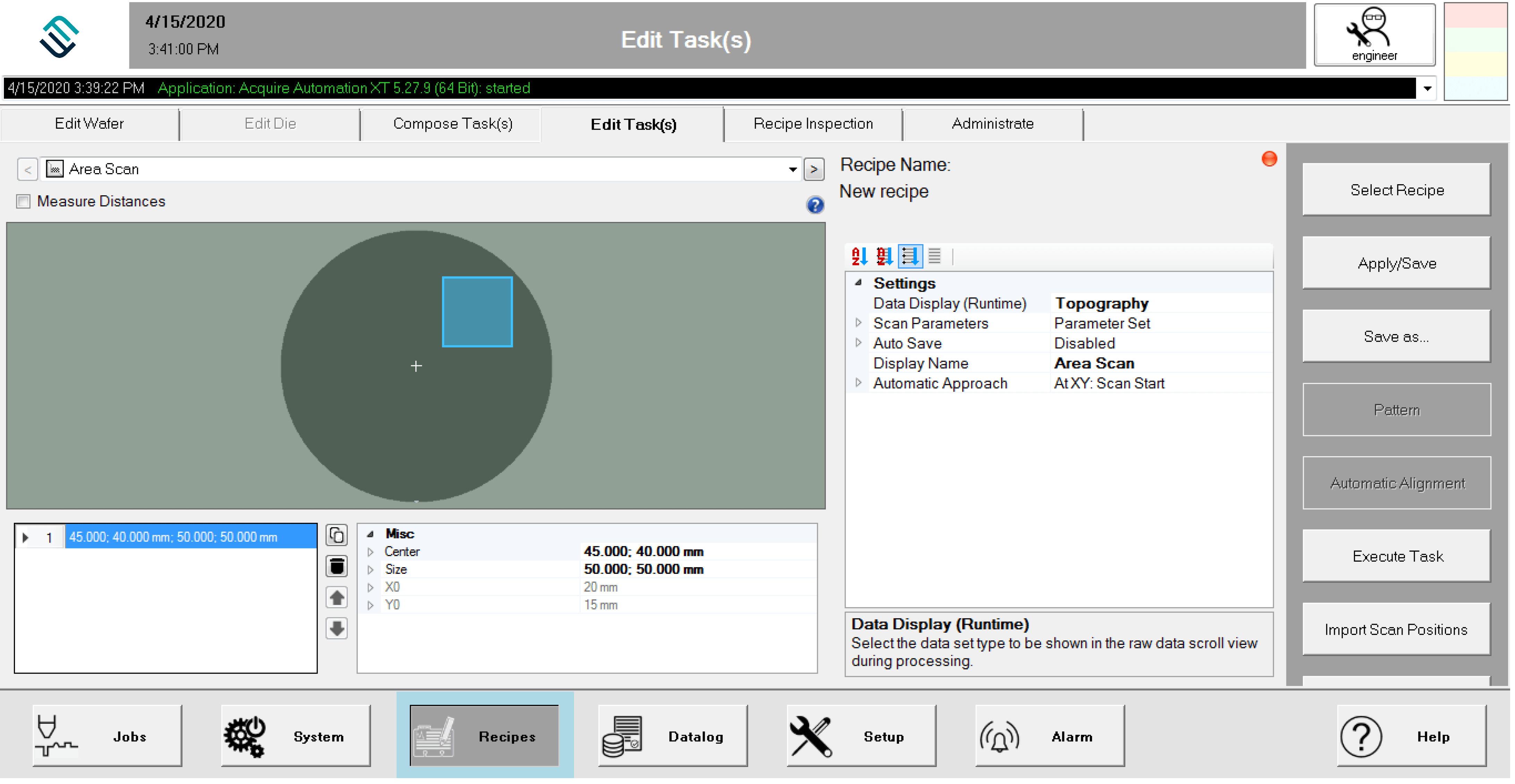 FRT Metrology - Acquire Automation XT Software