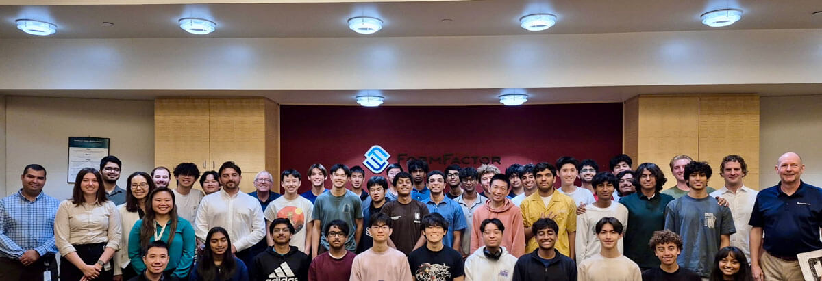 Students touring FormFactor