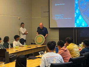 Students touring FormFactor