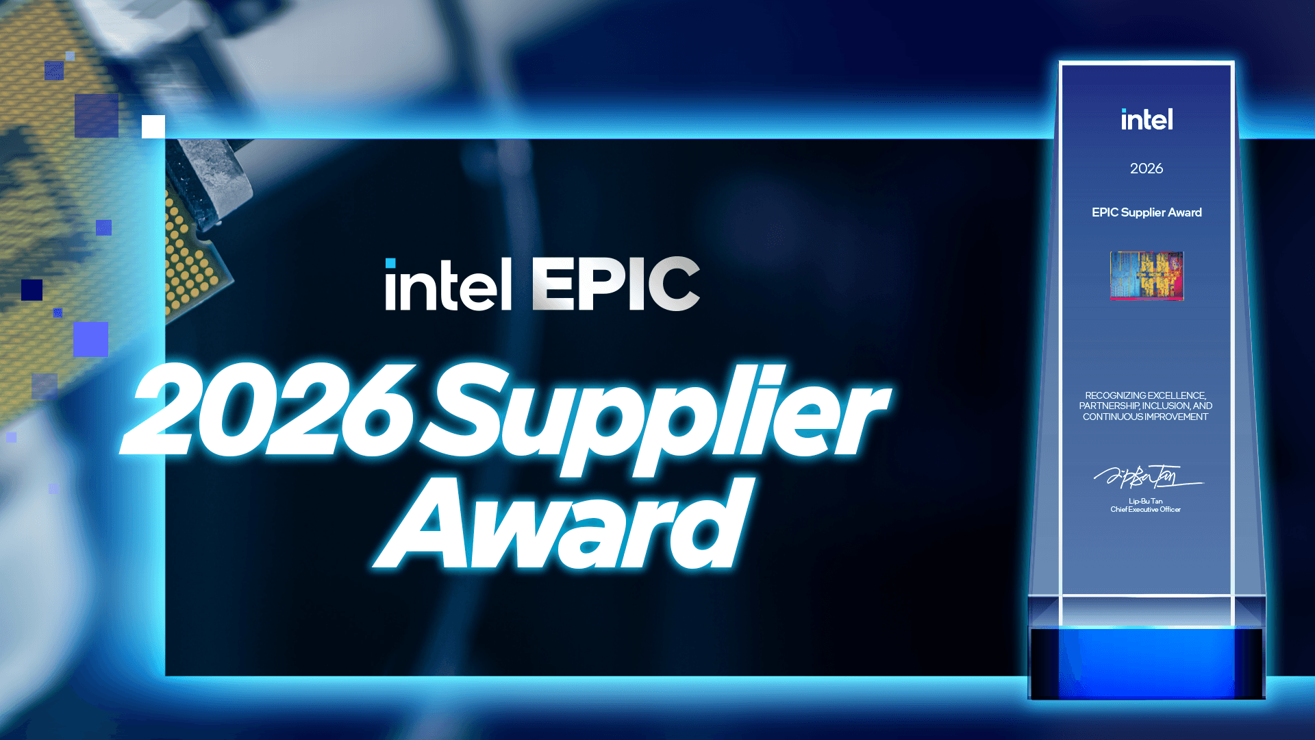 Intel EPIC Supplier Award 2026