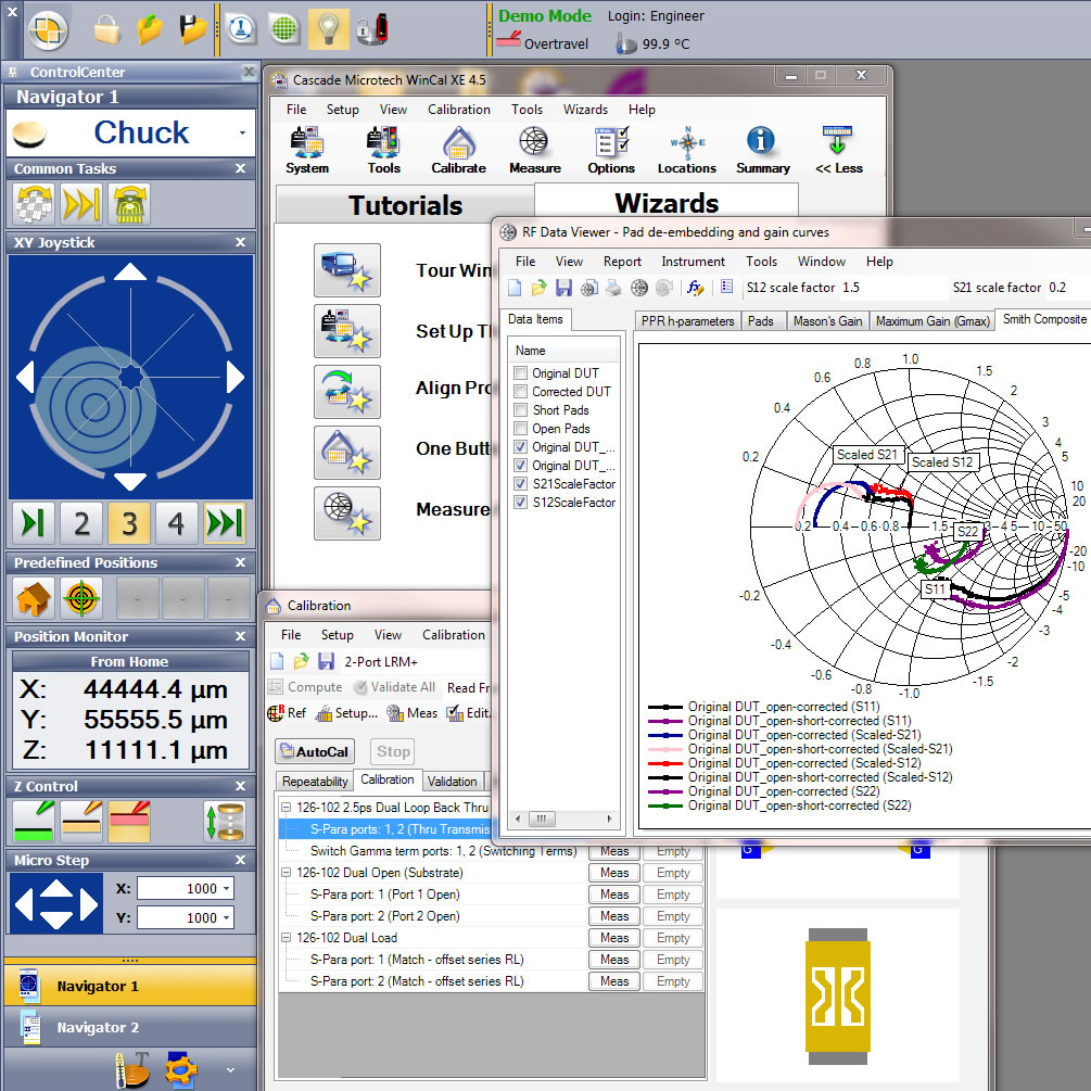 WinCal XE - Automated on-wafer RF Measurement Calibration Software